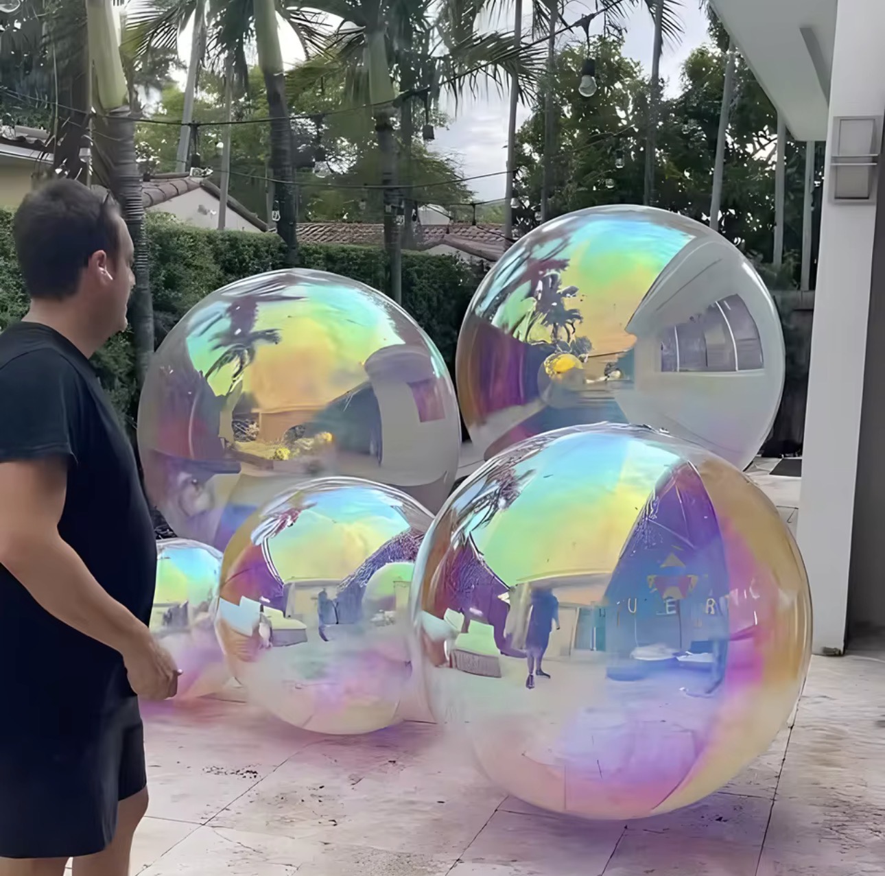 Boule géante réfléchissante – Image 2